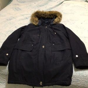 Fleet Street LTD long blue winter coat